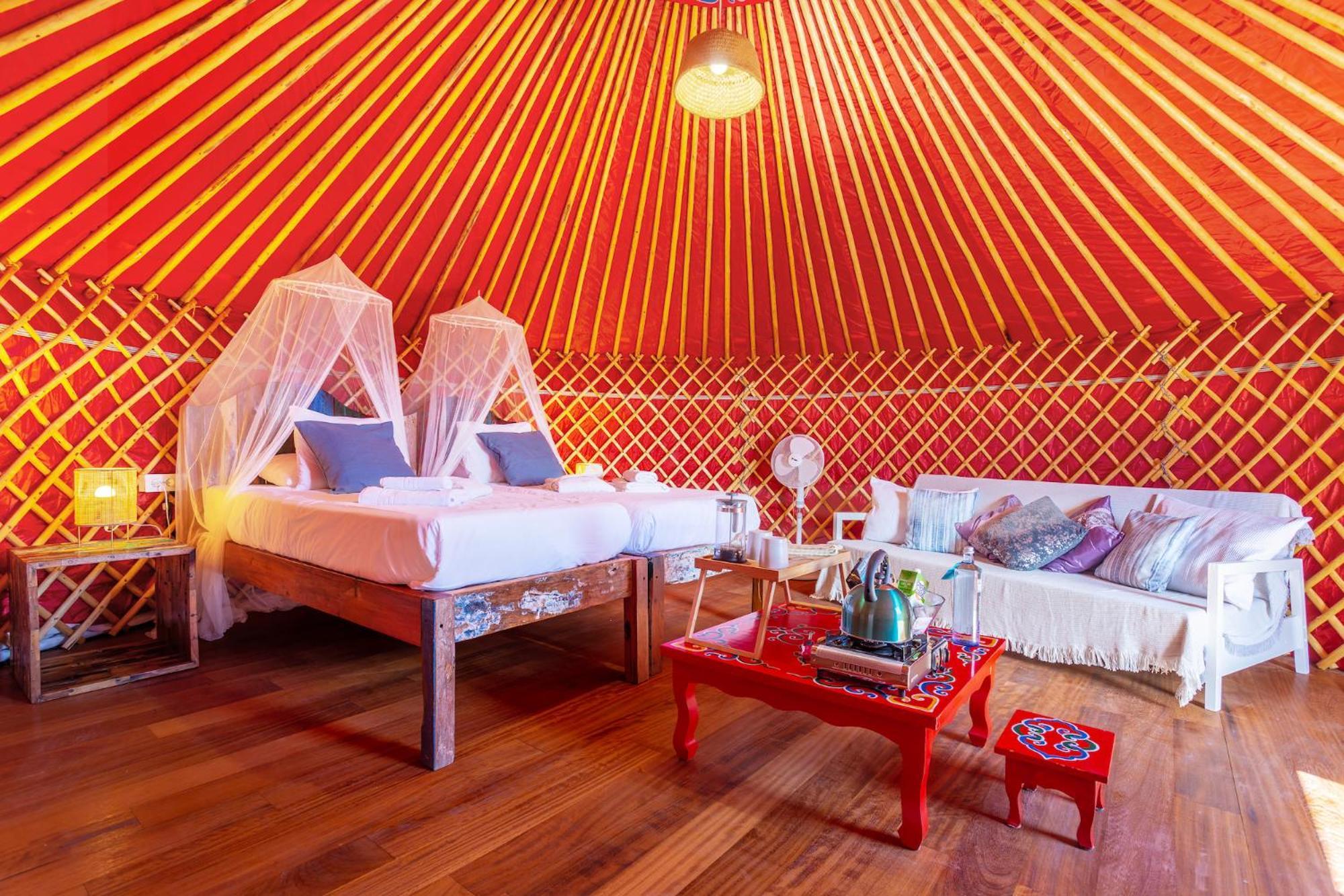 Finca De Arrieta Village - Yurts And Stone Cottages - Shared Pool - Walking Distance To Arrieta Beach - Eco Friendly Tabayesco Zewnętrze zdjęcie